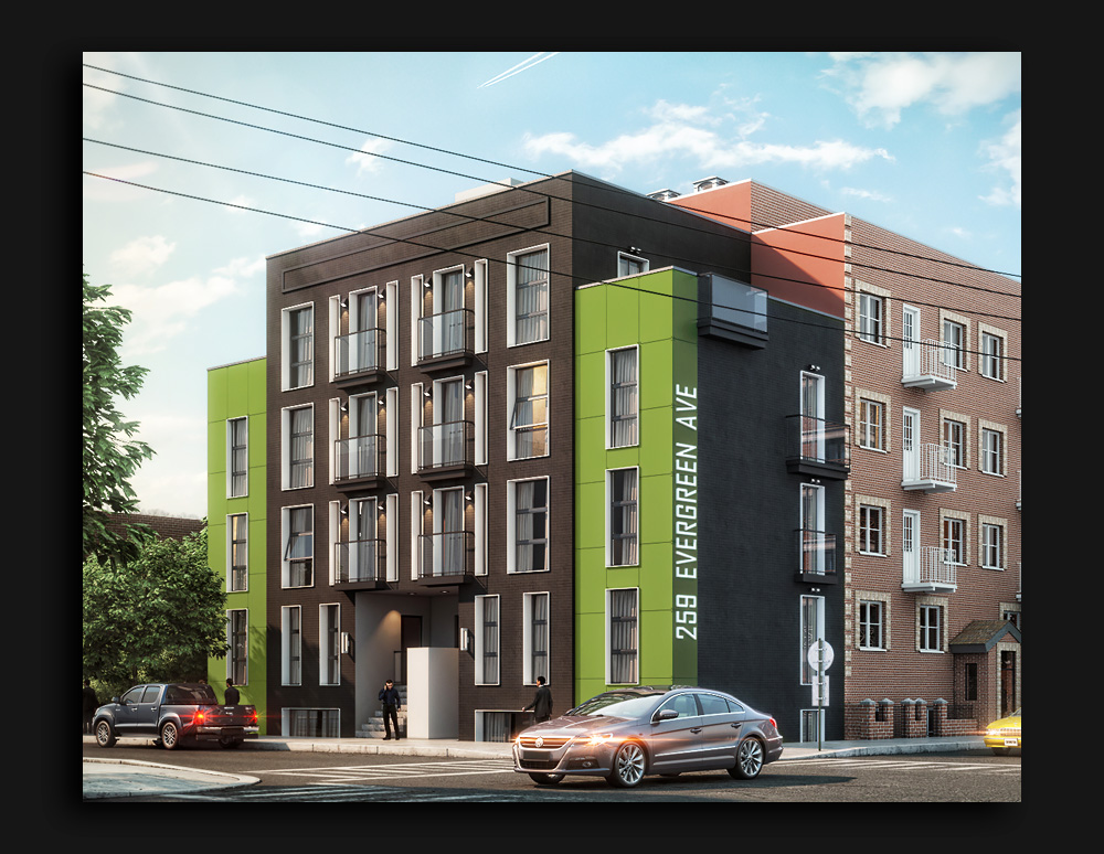 Evergreen ave (visualization for client)